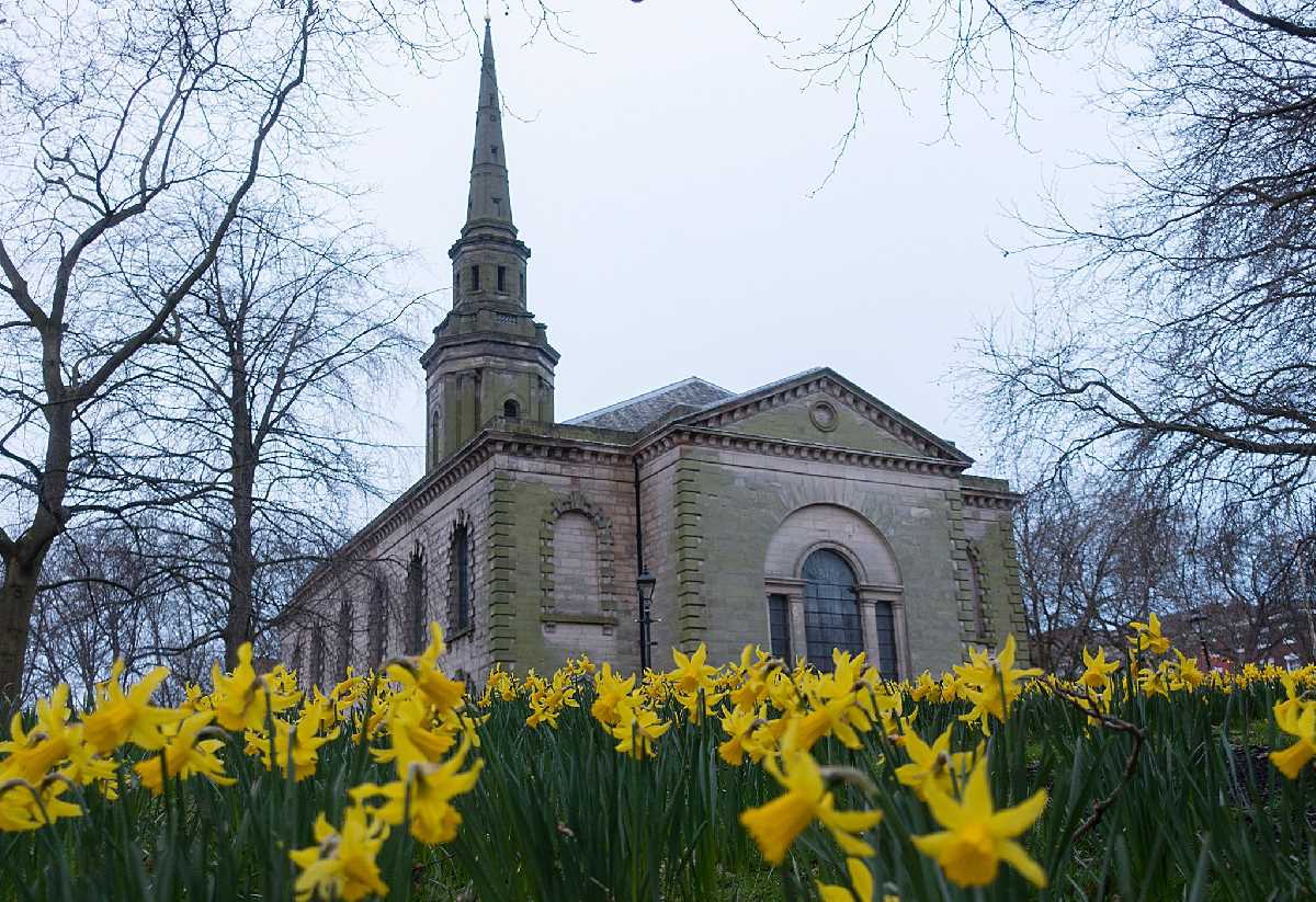 Spring in St Paul's Church, UK (March 2018)